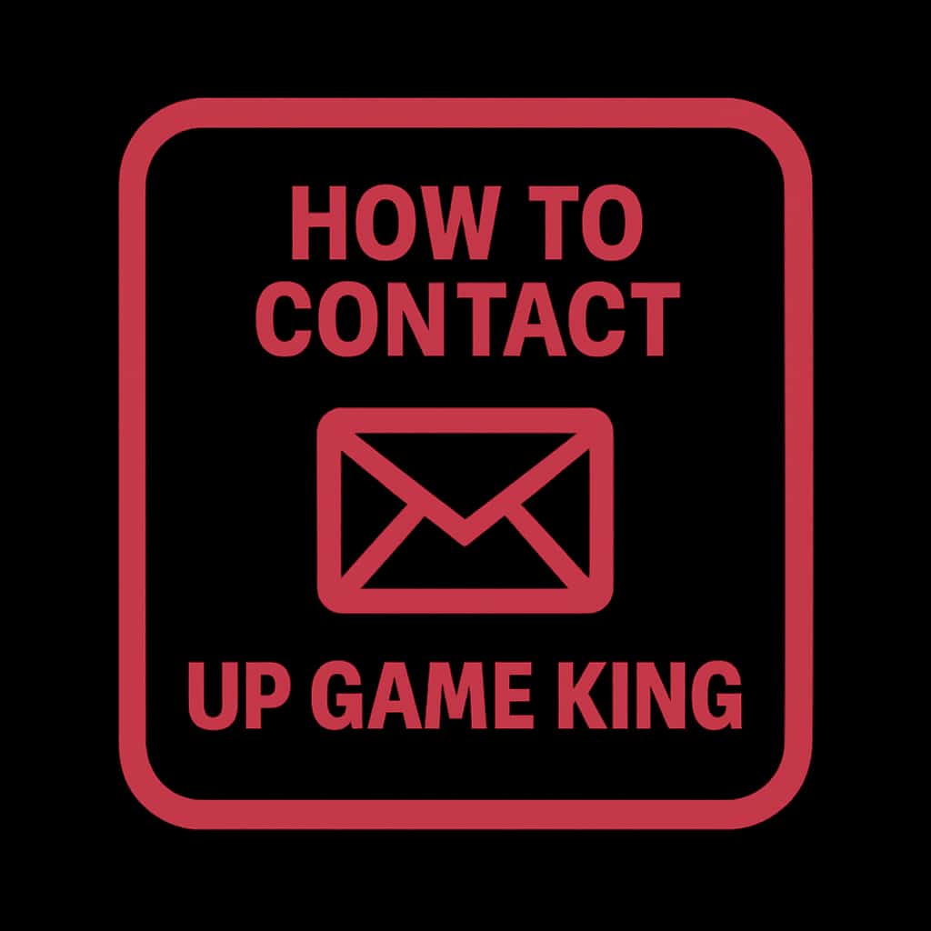 An icon symbolizing support options for Up Game King users.