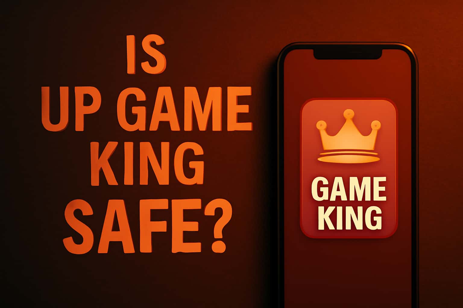 A futuristic depiction of a safe gaming environment featuring 'Up Game King'.