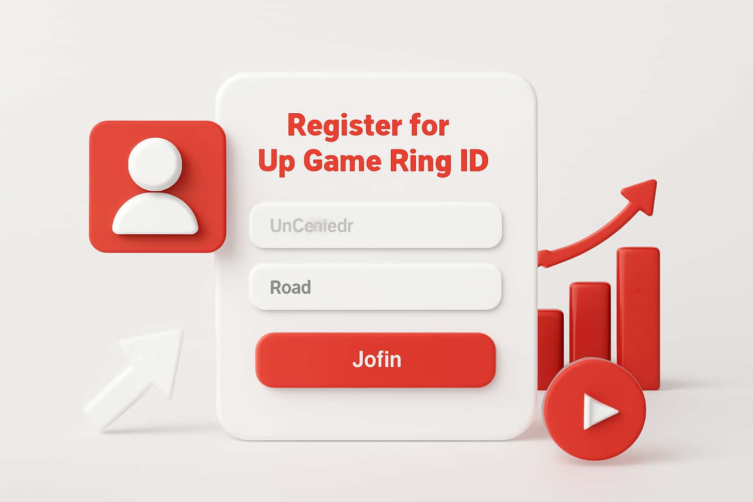 Register for Up Game King ID Interface
