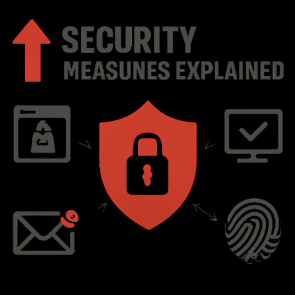 An educational diagram on Up Game King Security Measures.