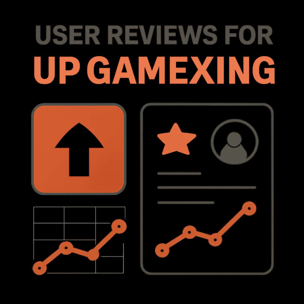 An educational illustration summarizing user reviews for Up Game King.