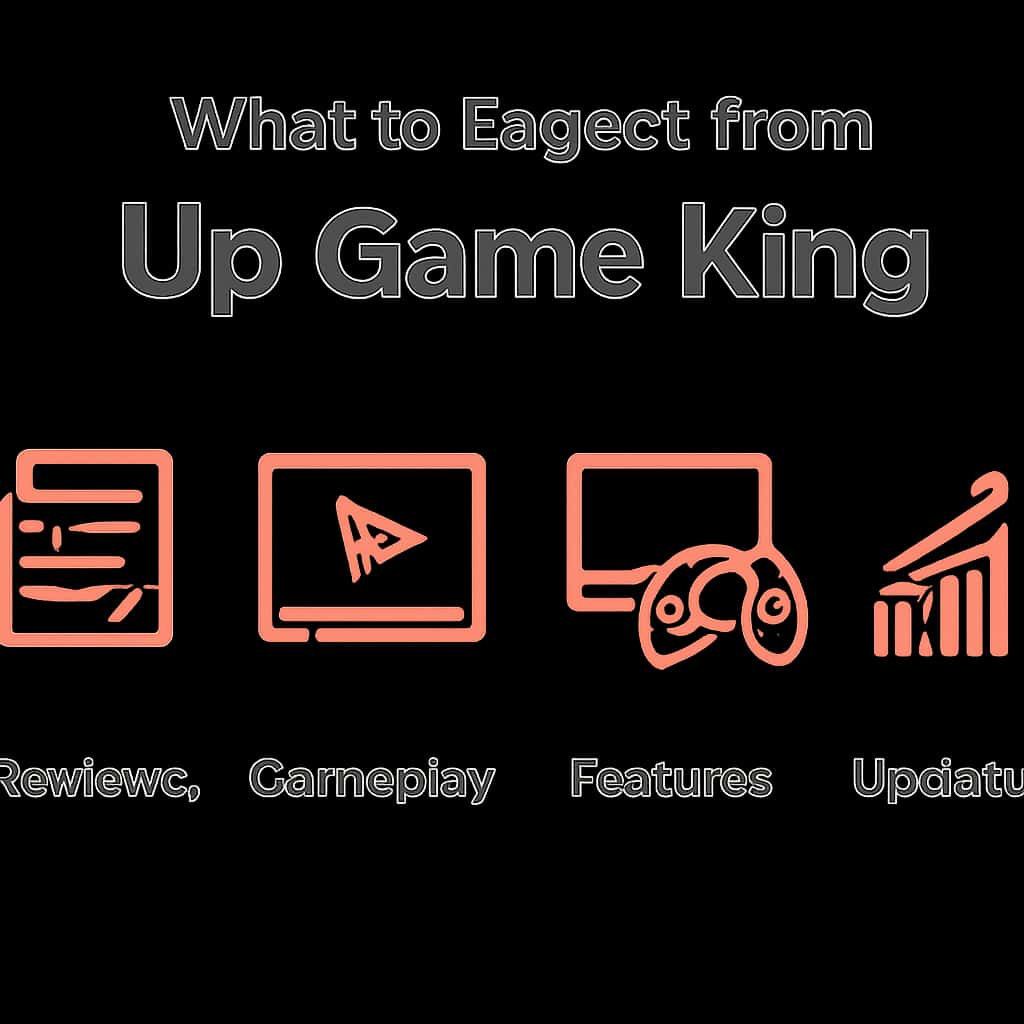An educational diagram illustrating the expectations from Up Game King.